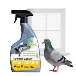 AVIK Vogelkot-Entferner 750 ml gegen Taubenkot und Vogelkot