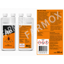 Effect Ultimum 500 ml Produktetikett deutsch Anwendung Dosierung Gefahrenhinweise