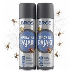 BROS® Spinnenspray 2 × 250 ml – Aerosol gegen Spinnen und Spinnweben