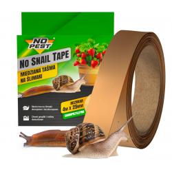 NO PEST Kupferband gegen Schnecken 25 mm x 4 m