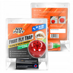 NO PEST Fruchtfliegenfalle Set mit Lockstoff 15 ml