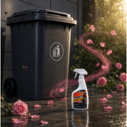 Mülltonnen Spray zur Bekämpfung von Fliegen und Maden