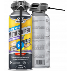 NO PEST Moth Sniper Aerosol mit Schutzkappe und Sprühkopf