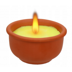 NO PEST Mückenkerze mit natürlichem Citronella-Öl