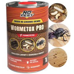 NO PEST Holzschutz gegen Holzwürmer und Hausbock 500 ml
