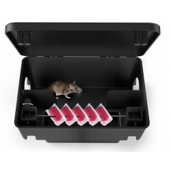 Professionelle Köderstation für Ratten und Mäuse
