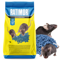 RATIMOR Brodifacoum Granulat 1 kg gegen Ratten und Mäuse