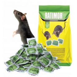 RATIMOR Difenacoum Paste 1 kg – Rattengift gegen Ratten und Mäuse