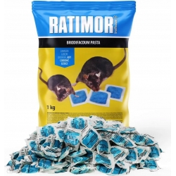RATIMOR Brodifacoum Paste 1 kg – starkes Rattengift und Mäusegift