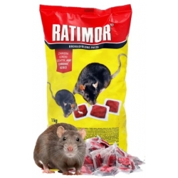 Ratimor Bromadiolon 1 kg starkes Rattengift gegen Mäuse und Ratten
